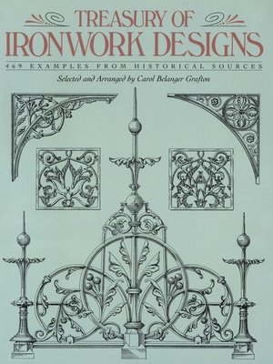cover image of Treasury of Ironwork Designs